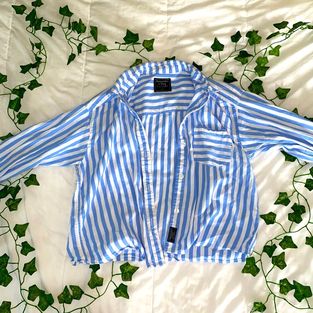 abercrombie and fitch button up blouse